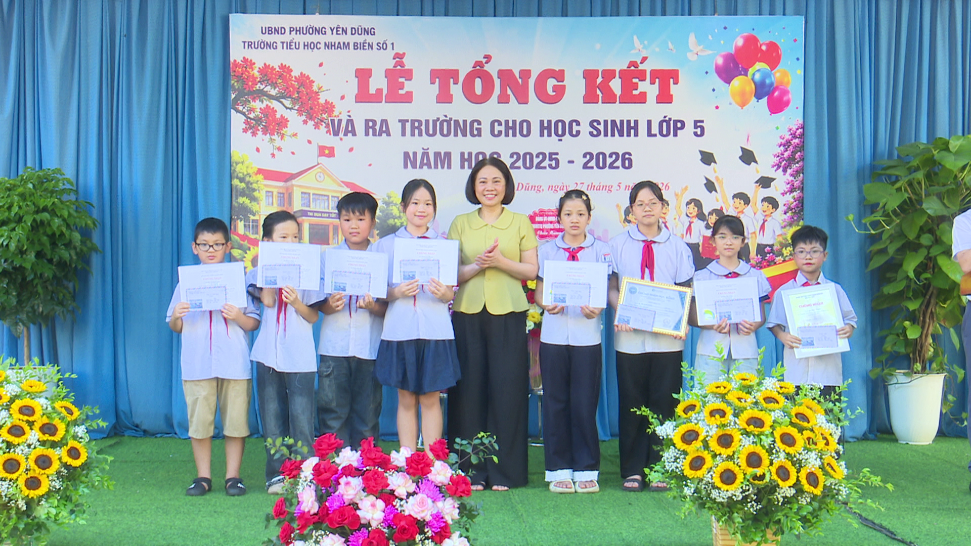 Trường Tiểu học Nham Biền số 1 tổng kết năm học 2025 - 2026.mp4